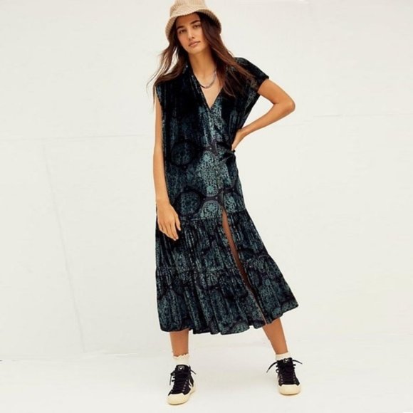 Free People Tops - Free People On My Mind Velvet Maxi Top NWT